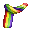 Rainbow Scarf - virtual item (wanted)