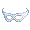 White Sequined Devil Mask - virtual item (bought)