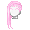 Girl's Sleek Dual Length Pink (Lite) - virtual item (questing)
