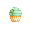 Sweet Pistachio Cupcake - virtual item (Questing)