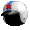 SuperStar Blue Stripe Helmet - virtual item (Wanted)