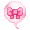 Pink Bow Mood Bubble - virtual item