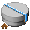 Round Shaped Silver Present - virtual item (Questing)