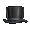 Black Sweetheart Silk Top Hat - virtual item (Wanted)