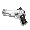 Stainless M1911 Sidearm - virtual item (questing)
