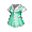Little Diner Green Dress - virtual item (questing)