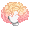 Girl's Loose Afro Curl Bubblegum Blonde - virtual item (Questing)