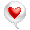 Loving Heart Mood Bubble - virtual item (bought)