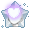 Astra: Lavender Glowing Forehead Heart - virtual item (Wanted)