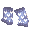 Hearts of Periwinkle Leg Warmers - virtual item (Wanted)