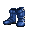 Cool Blue Buckle Boots - virtual item (Wanted)