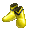 G-Team Ranger Yellow Boots - virtual item (Questing)
