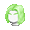 Girl's Shaggy Green (Lite) - virtual item (questing)