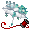 White Happy Frog Umbrella - virtual item