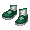 Cheerleader shoes (Green & Silver) - virtual item (wanted)