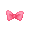 Classy Pink Bow Tie - virtual item (Questing)