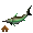 Green Swordfish - virtual item (Questing)