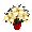 White Poinsettia Pot - virtual item (Questing)