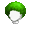 Girl's Fro Green - virtual item (questing)