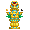 Rejected Olympics 2k12 Gold Tiki Trophy
