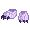 Purple Yeti Slippers - virtual item (Questing)
