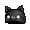 Black Cat Fleece Hat - virtual item (Wanted)
