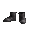 Obsidian Glamrock Boots - virtual item (Questing)