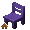 Basic Purple Chair - virtual item (Questing)