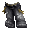 Outlaw Biker Pants - Coal - virtual item (Wanted)