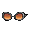 Orange Dazzle Sunglasses - virtual item (Questing)