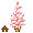 Small Pink Holiday Tree - virtual item (Questing)