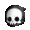 Black Skeleton Mask - virtual item (donated)