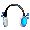 Blue Furry Earmuffs - virtual item (Wanted)