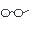 Apocaripped Broken Black Glasses - virtual item (Donated)