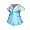 Little Diner Blue Dress - virtual item (Questing)
