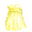 Lemon Sparkle Empire Dress - virtual item (questing)