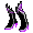 Purple Dark Elf Thigh Boots - virtual item (Wanted)