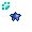 [Animal] Basic Blue Star Hairpin - virtual item