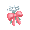 Pink Baby's Breath Bow - virtual item (Wanted)