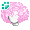 [Animal] Loose Afro Curl Pink (Lite) - virtual item (Questing)