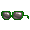 Green Oversized Novelty Sunglasses - virtual item (Wanted)