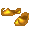 Lovely Genie Gold Pointed Slippers - virtual item (Questing)