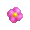 Pink Flower Hairpin - virtual item (Donated)