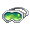 Green Wide Lens Snow Goggles - virtual item (wanted)