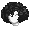 Girl's Loose Afro Curl Black (Dark) - virtual item (Questing)