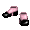 Dapper Gent's Pale Rose Spatted Shoes - virtual item