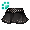 [Animal] Black Spunky Skirt - virtual item