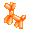 Orange Doggie Animal Balloon - virtual item (Questing)