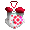 Red Flowered One Piece Swimsuit - virtual item (Questing)