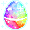 Enchanted Rainbow Egg - virtual item (Questing)